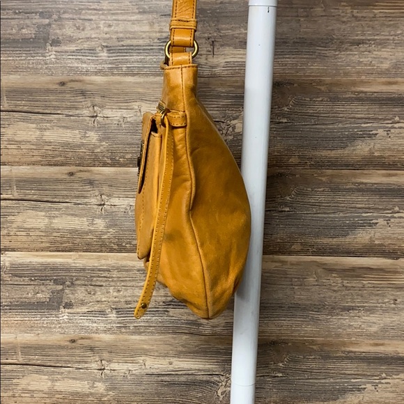 Vintage The Sak Tan Leather Shoulder Bag P12 - Picture 7 of 7